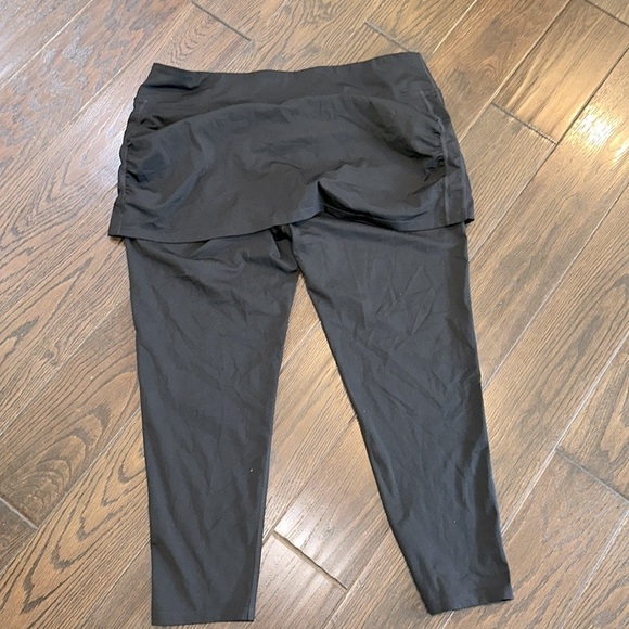 Coolibar Black Skort pants size XLarge spf50 - Picture 7 of 7